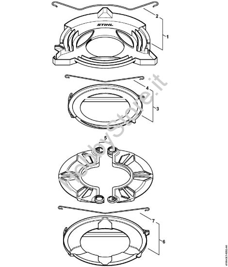 Riparo per trasporto Decespugliatrici (FS) FS 111 R della marca STIHL