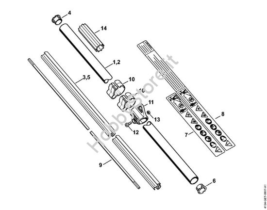 Stelo Decespugliatrici (FS) FS 120 R della marca STIHL