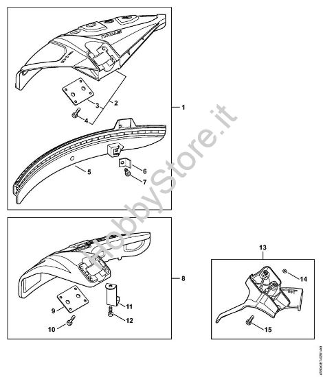 Riparo Decespugliatrici (FS) FS 131 della marca STIHL