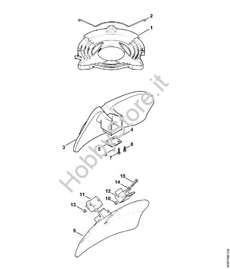 Riparo per trasporto, riparo per trinciatura Decespugliatrici (FS) FS 160 della marca STIHL