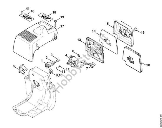 Filtro aria Decespugliatrici (FS) FS 180 della marca STIHL