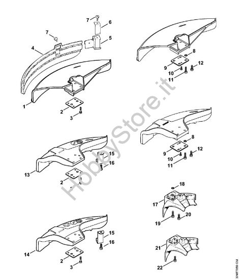 Riparo Decespugliatrici (FS) FS 180 della marca STIHL