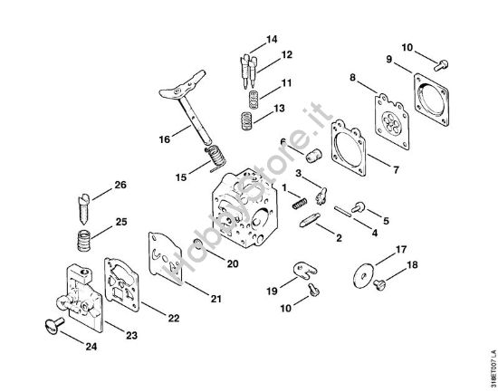 Carburatore Decespugliatrici (FS) FS 200 della marca STIHL