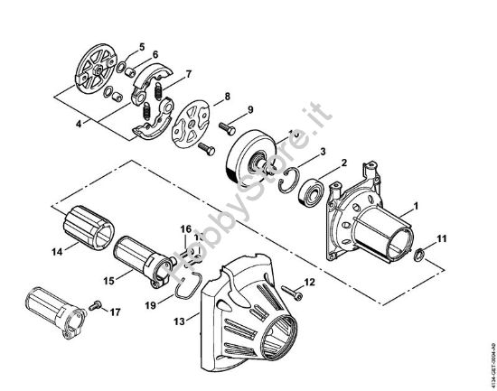 Scatola frizione Decespugliatrici (FS) FS 200 R della marca STIHL