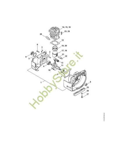 Picture of Carter albero a gomito, cilindro FS 220