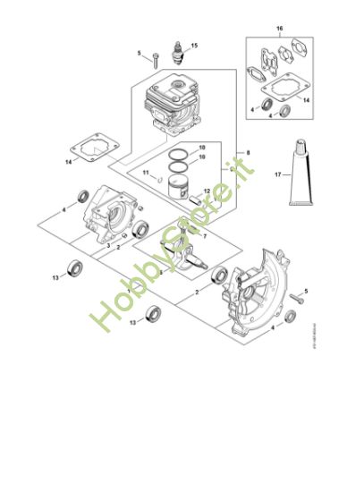 Picture of Carter albero a gomito, cilindro FS 235 R