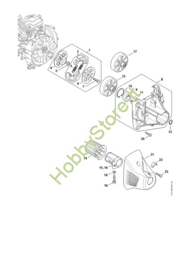 Picture of Frizione, scatola frizione FS 240 RC-E