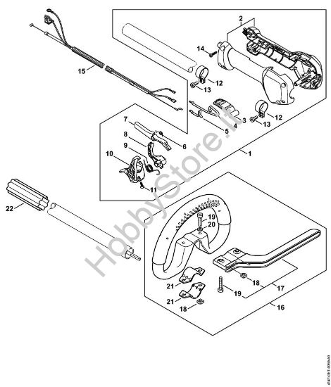 Impugnatura circolare Decespugliatrici (FS) FS 240 RC-E della marca STIHL
