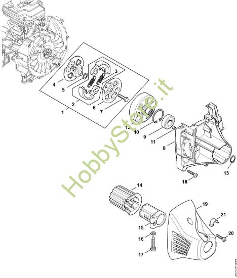 Picture of Frizione, scatola frizione FS 261