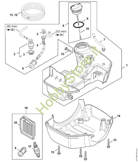 Picture of Serbatoio carburante FS 261