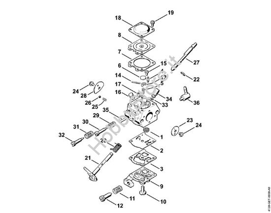 Carburatore WT-160 Decespugliatrici (FS) FS 36 R della marca STIHL