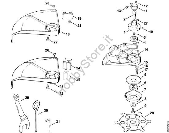 Riparo, utensili Decespugliatrici (FS) FS 51 della marca STIHL