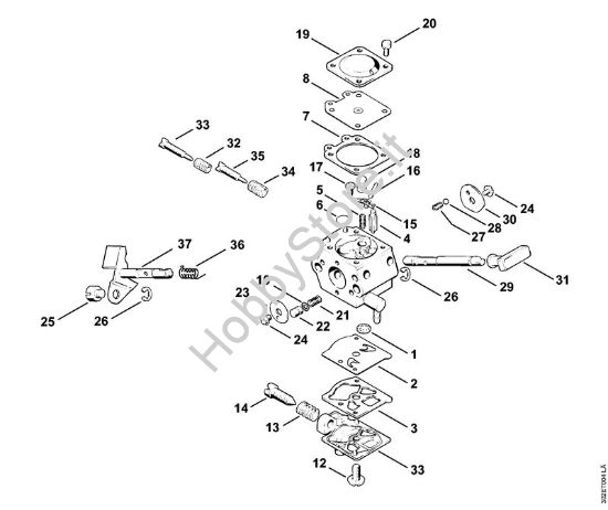 Carburatore Decespugliatrici (FS) FS 52 della marca STIHL