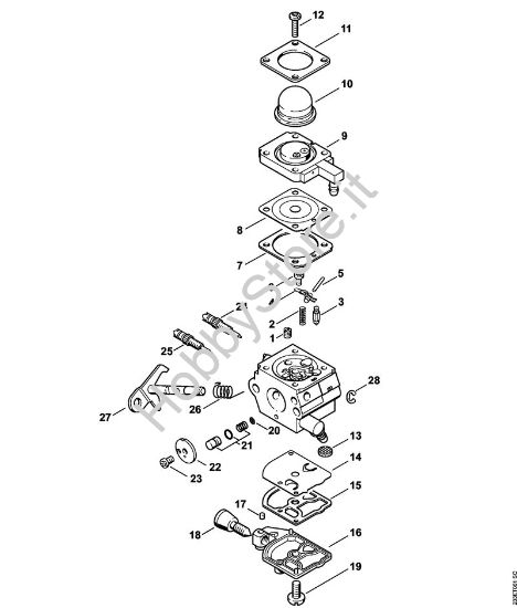 Carburatore C1Q-S265 Decespugliatrici (FS) FS 55 C-E della marca STIHL