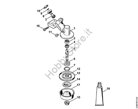 Riduttore (16.2014) Decespugliatrici (FS) FS 55 R 2-MIX della marca STIHL