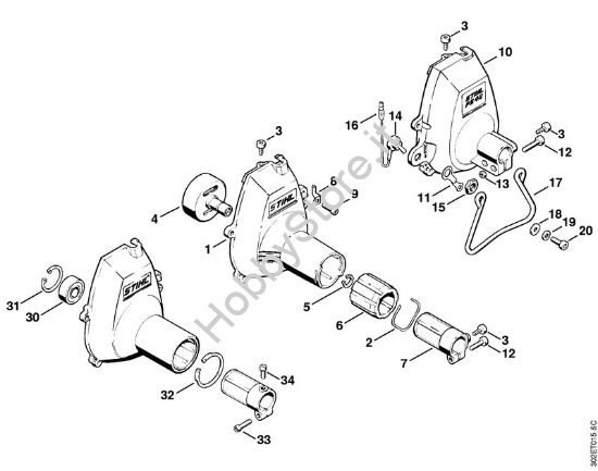 Carenatura ventola Decespugliatrici (FS) FS 56 (4125) della marca STIHL
