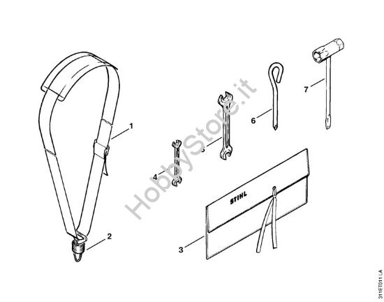 Attrezzi, accessorio a richiesta Decespugliatrici (FS) FS 60 della marca STIHL