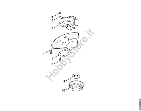 Riparo Decespugliatrici (FS) FS 60 della marca STIHL