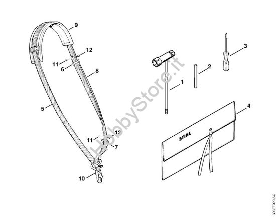 Attrezzi, accessorio a richiesta Decespugliatrici (FS) FS 62 R della marca STIHL
