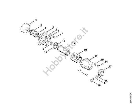 Scatola frizione Decespugliatrici (FS) FS 65 AVRE della marca STIHL