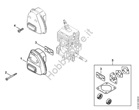 Silenziatore Decespugliatrici (FS) FS 70 C-E della marca STIHL