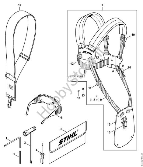 Attrezzi, accessorio a richiesta Decespugliatrici (FS) FS 70 RC-E della marca STIHL