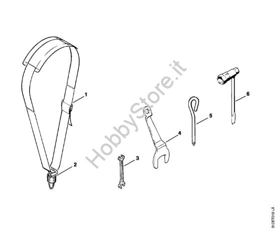 Attrezzi, accessorio a richiesta Decespugliatrici (FS) FS 80 AVE della marca STIHL