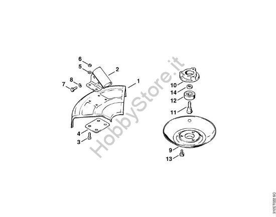 Riparo Decespugliatrici (FS) FS 80 AVRE della marca STIHL
