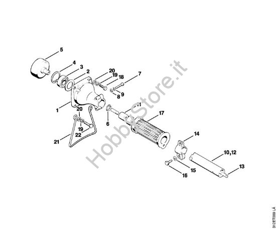 Corpo frizione, stelo Decespugliatrici (FS) FS 80 E della marca STIHL