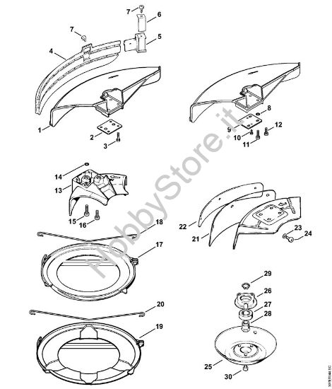 Riparo Decespugliatrici (FS) FS 81 della marca STIHL