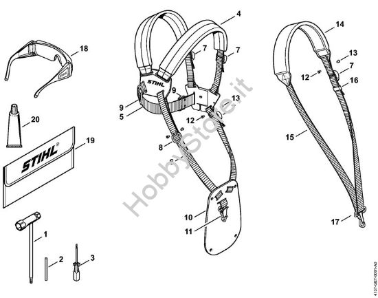 Attrezzi, accessorio a richiesta Decespugliatrici (FS) FS 85 della marca STIHL