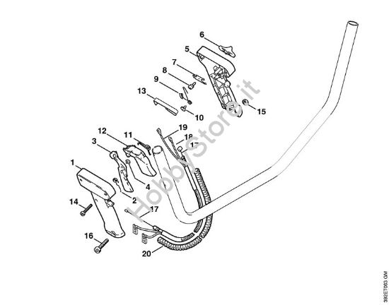 Impugnatura a manubrio Decespugliatrici (FS) FS 85 della marca STIHL