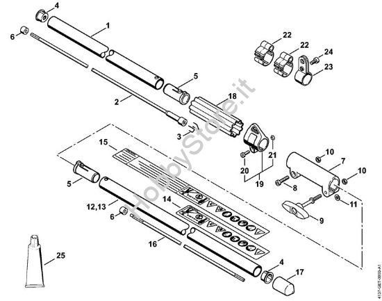 Stelo FS 85 T (14.2002) Decespugliatrici (FS) FS 85 T della marca STIHL