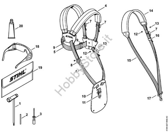 Attrezzi, accessorio a richiesta Decespugliatrici (FS) FS 87 della marca STIHL