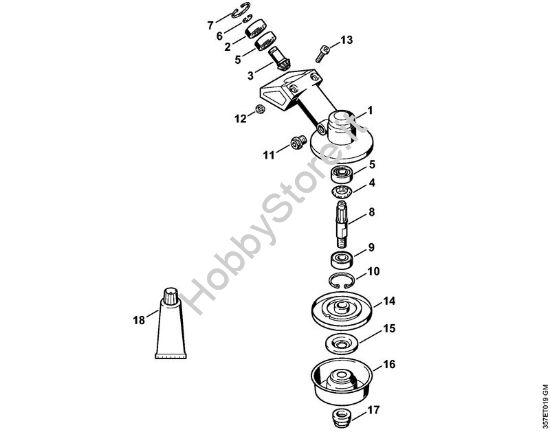 Riduttore Decespugliatrici (FS) FS 88 della marca STIHL