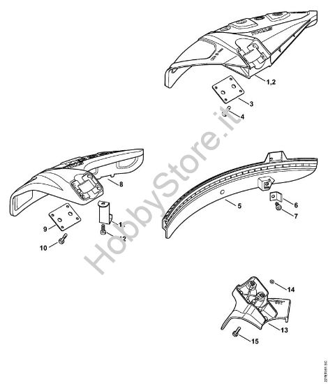 Riparo Decespugliatrici (FS) FS 89 della marca STIHL