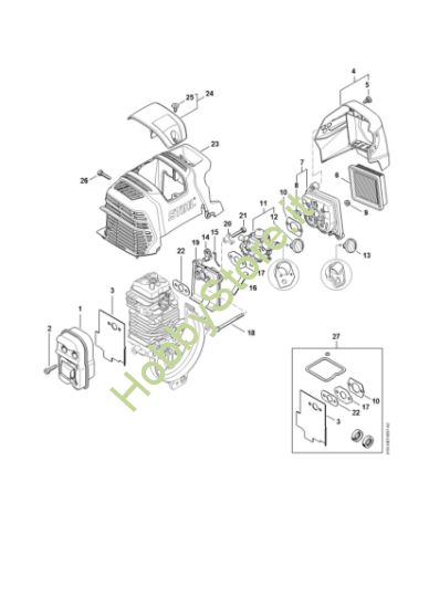 Picture of Silenziatore, filtro aria FS 89