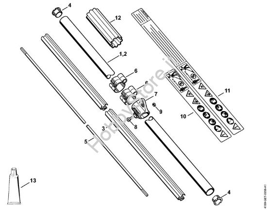Stelo Decespugliatrici (FS) FS 90 della marca STIHL