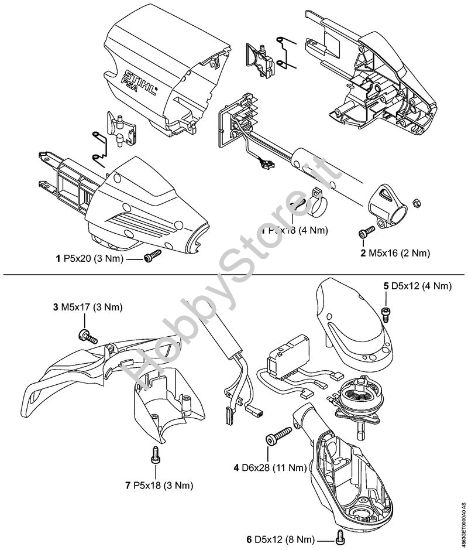 Coppie di serraggio Decespugliatrici a batteria (FSA) FSA 90 R della marca STIHL