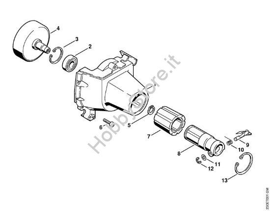 Carenatura ventola Decespugliatrici spalleggiabilli (FR) FR 108 della marca STIHL