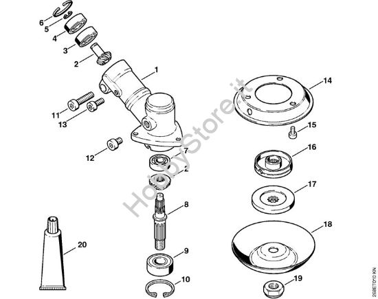 Cambio FR 125, FR 135 Decespugliatrici spalleggiabilli (FR) FR 135 SEA della marca STIHL