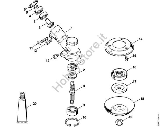 Riduttore FR 145 Decespugliatrici spalleggiabilli (FR) FR 145 SEA della marca STIHL