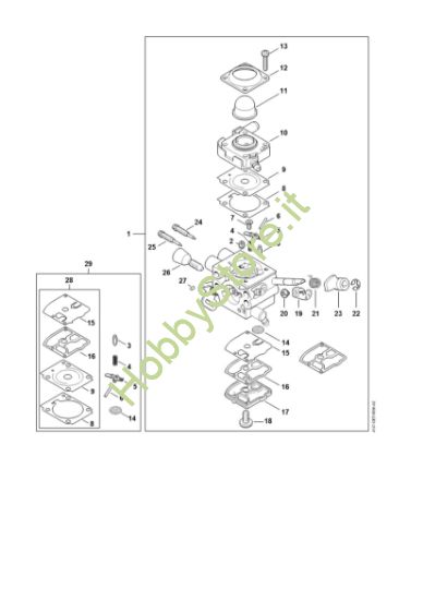 Picture of Carburatore 4147/23 FR 460 TC-E
