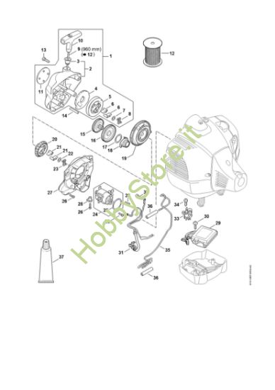 Picture of Dispositivo avviamento FR 460 Elektrostart FR 460 TC-EFM