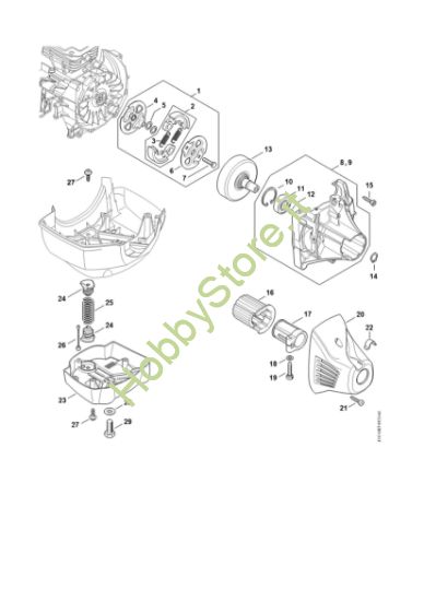Picture of Frizione, scatola frizione FR 460 TC-EFM