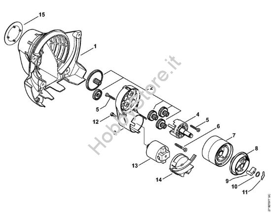 Dispositivo avviamento FR 480 C Decespugliatrici spalleggiabilli (FR) FR 480 C-F (4128) della marca STIHL