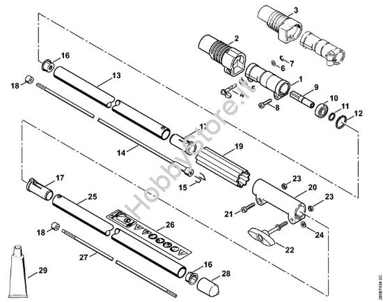 Stelo FR 85 T Decespugliatrici spalleggiabilli (FR) FR 85 T della marca STIHL