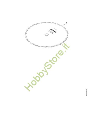 Picture of Sega circolare 250-26, dente a scalpello Sega circolare MZ 250-26