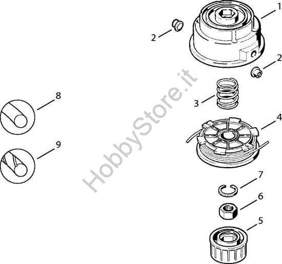 Testa falciante AutoCut 10-2 FS Attrezzi di taglio Testa falciante AutoCut 10-2 della marca STIHL