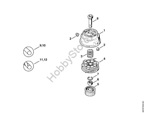 Testa falciante AutoCut 20-2 FS Attrezzi di taglio Testa falciante AutoCut 20-2 della marca STIHL